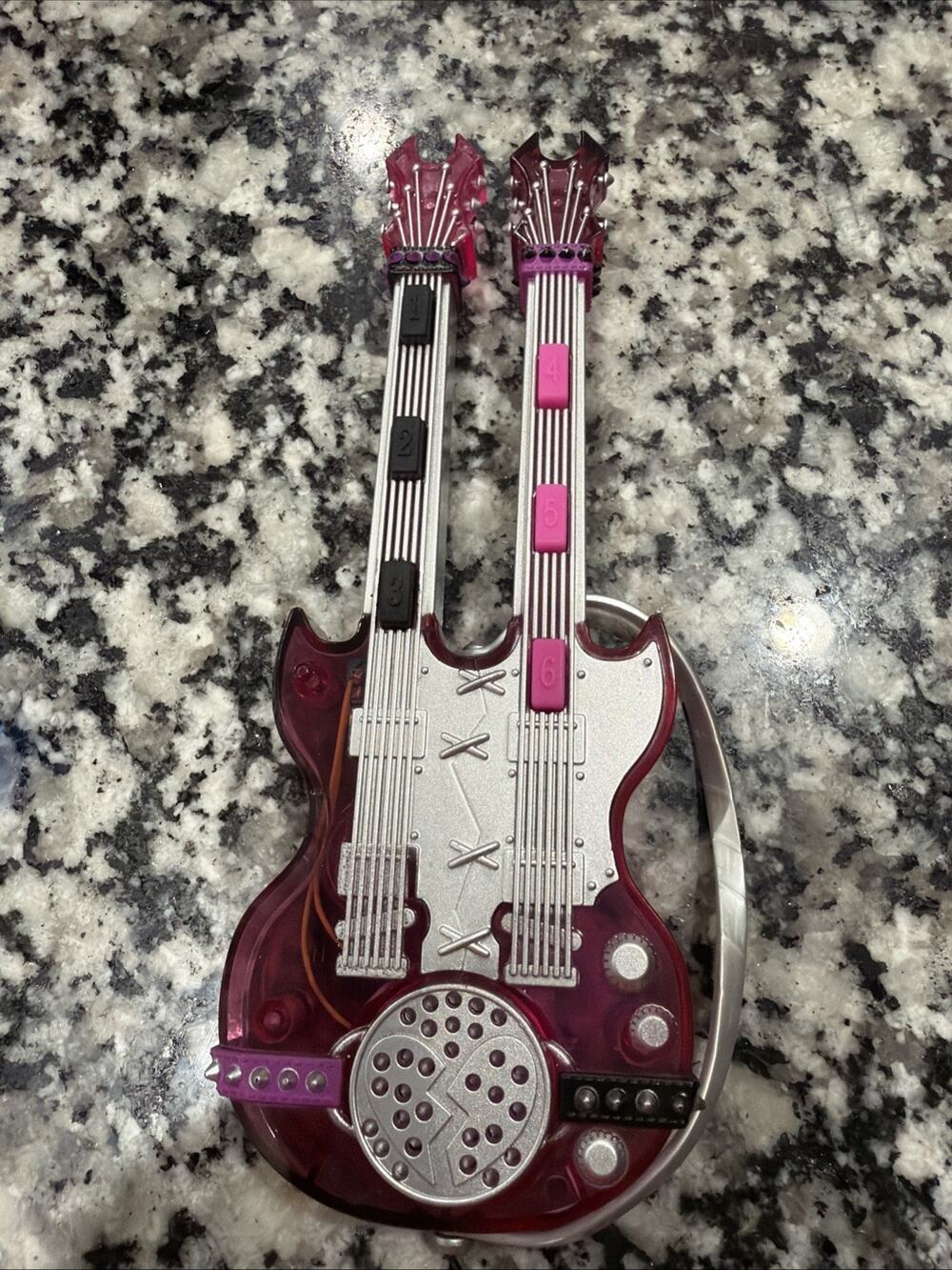 LOL Surprise Dolls OMG Metal Chick Babe Electric Guitar 12 String Double Neck